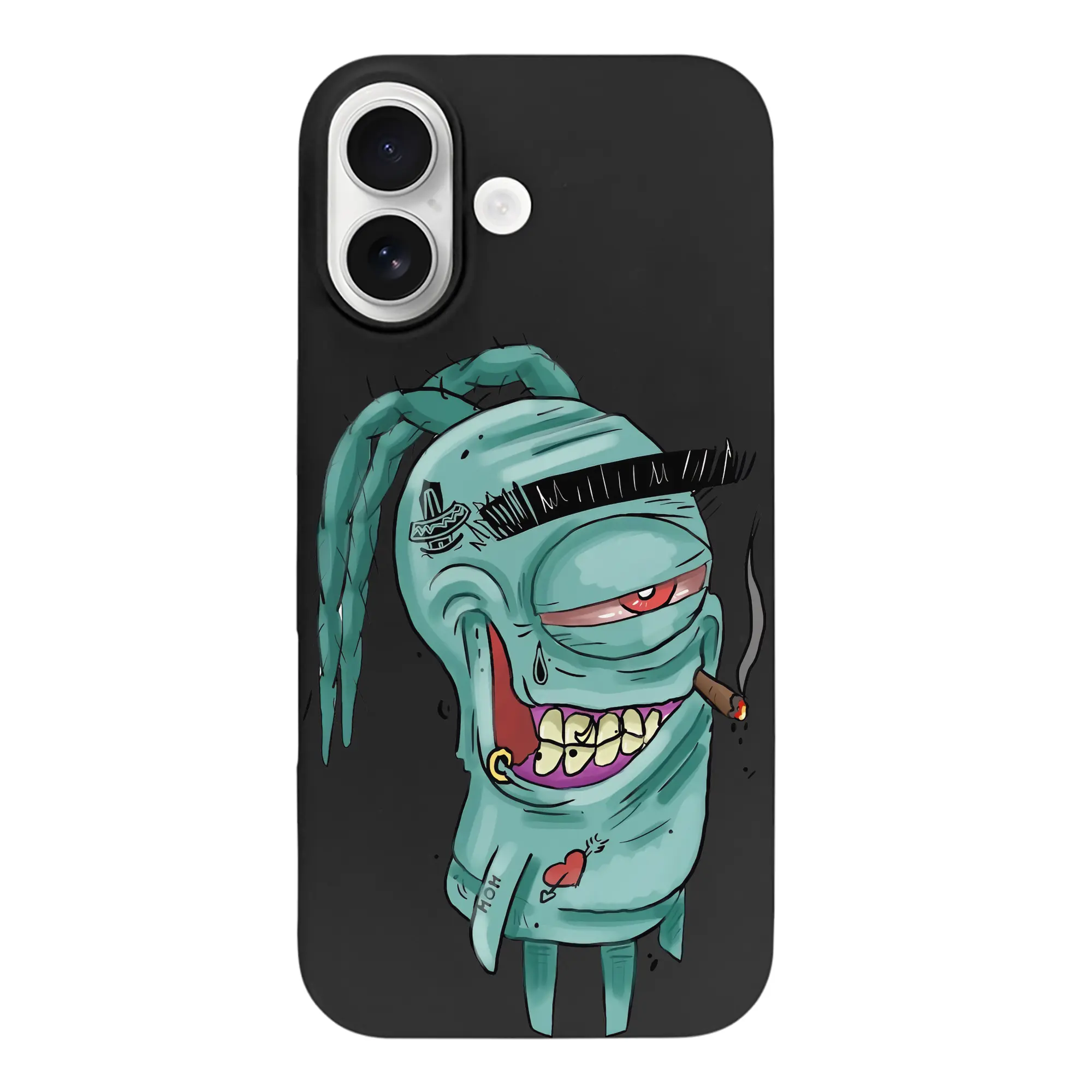 スポンジボブ グッズ プランクトン - iPhone 17 シリーズ シリコンケース 薄型 耐衝撃 指紋防止 ソフトタッチカバー 精密フィット 傷防止 保護ケース iPhone 17/17 Air/17 Pro/17 Pro Max 対応